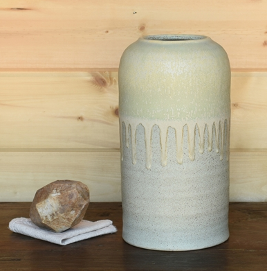 Kina Ceramic Vase, Green