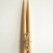 Narrow Taper Candle, Set of 2, Latte, 9.85"