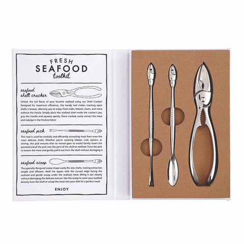 Seafood Tool Kit Book Box - Live Love Lobster
