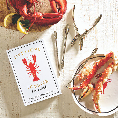 Seafood Tool Kit Book Box - Live Love Lobster