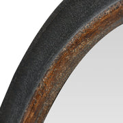 Distressed Framed Wall Mirror, Arched