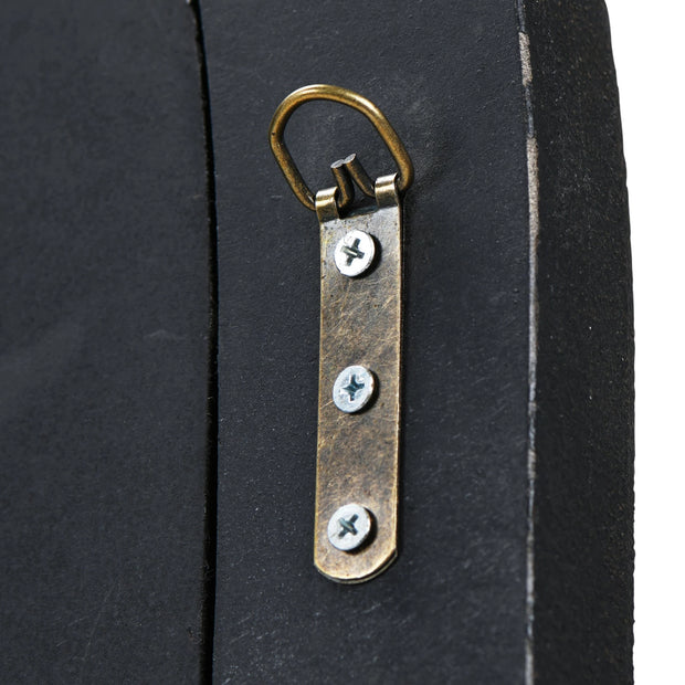 Distressed Framed Wall Mirror, Arched