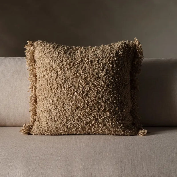 Angora Pillow, Mushroom, 20x20
