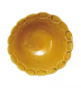 Scalloped Bowl, Mustard