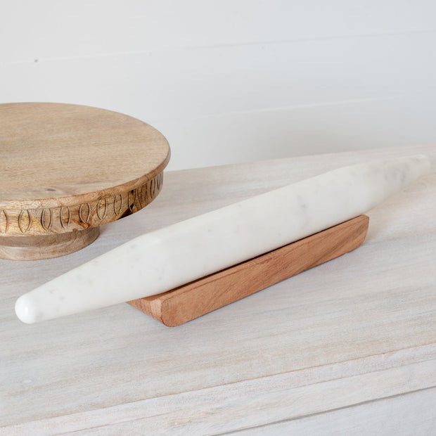 Marble Rolling Pin w/ Base