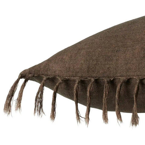 Jemina Pillow, Brown, 20x20