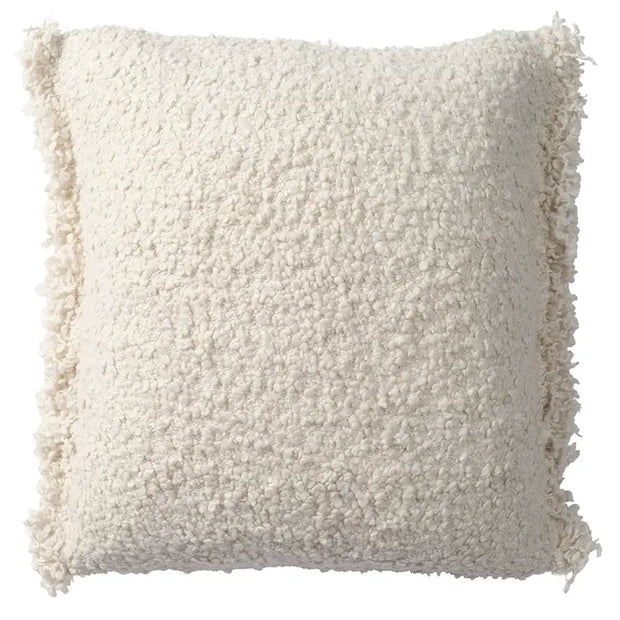 Angora Pillow, Pale Ivory, 20x20