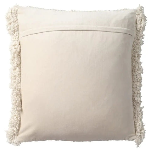 Angora Pillow, Pale Ivory, 20x20
