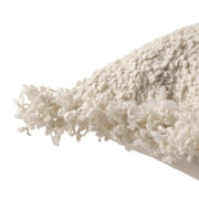 Angora Pillow, Pale Ivory, 20x20