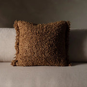 Angora Pillow, Burnt Tabac, 20x20