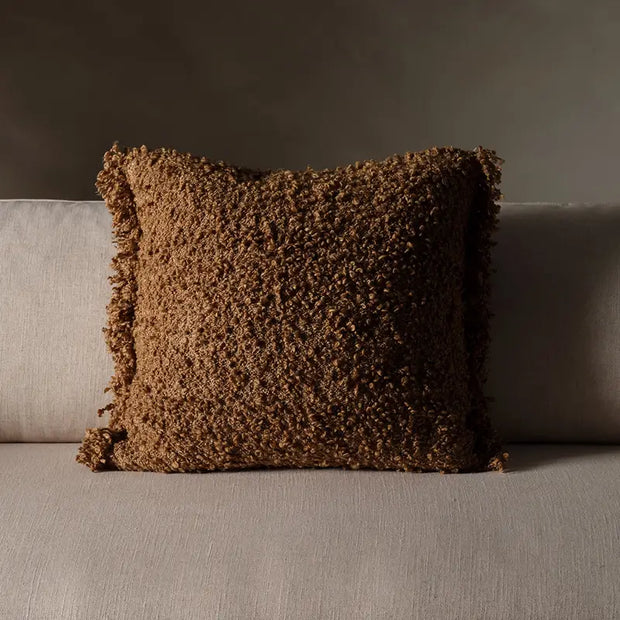 Angora Pillow, Burnt Tabac, 20x20