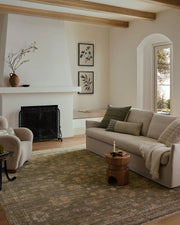 Priscilla Olive Sand Rug, 7'10" x 10'0"