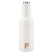 Electric Salt & Pepper Grinder, Matte White