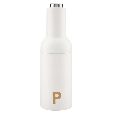 Electric Salt & Pepper Grinder, Matte White