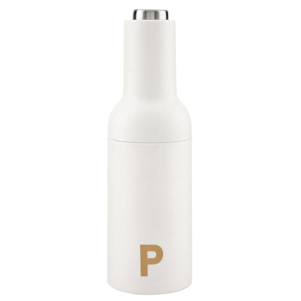 Electric Salt & Pepper Grinder, Matte White
