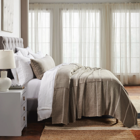 Rhodes Pewter Coverlet, King