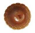 Scalloped Bowl, Rust