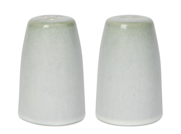 Aquarius Salt & Pepper Shakers, Sage, Set of 2