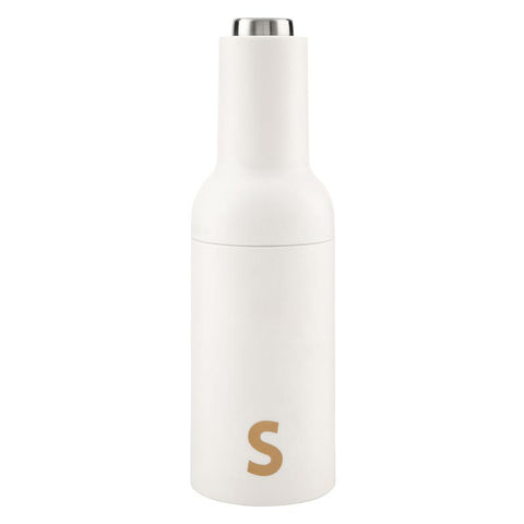 Electric Salt & Pepper Grinder, Matte White