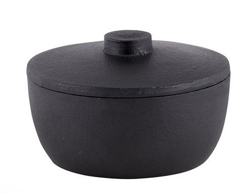 Cast Iron Lidded Pot