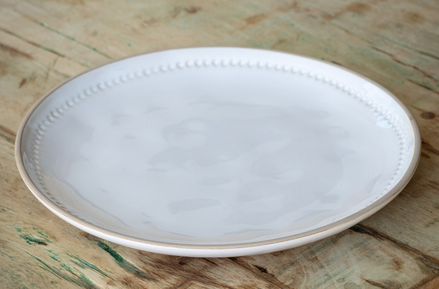 Isabella White Dinner Plate