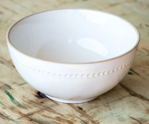 Isabella White Soup Bowl