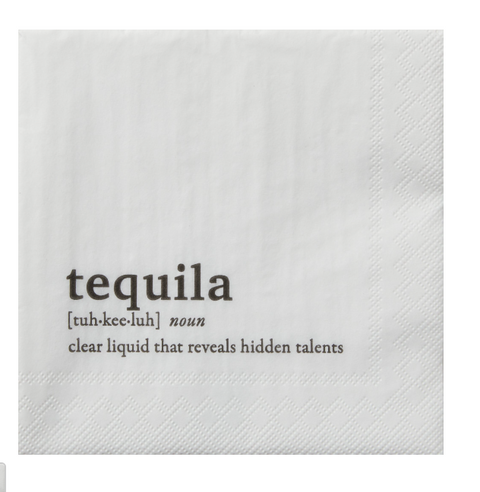 Beverage Napkin, Tequila