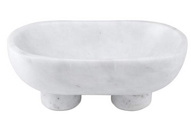 Marble Footed Bowl