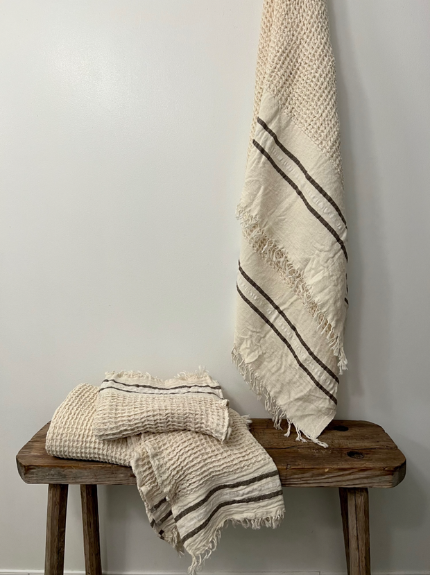 Natural Wendy Towel, two sizes