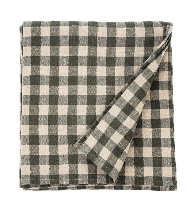 Beni Checkered Tablecloth, two colors