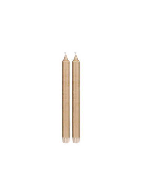 Set of Two Taper Candles, three colors