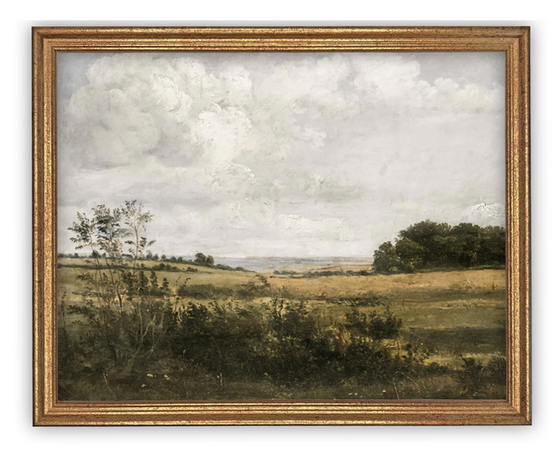 Overcast Field, two sizes