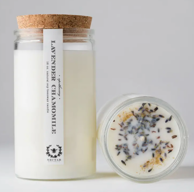 Lavender Chamomile : Apothecary Candle