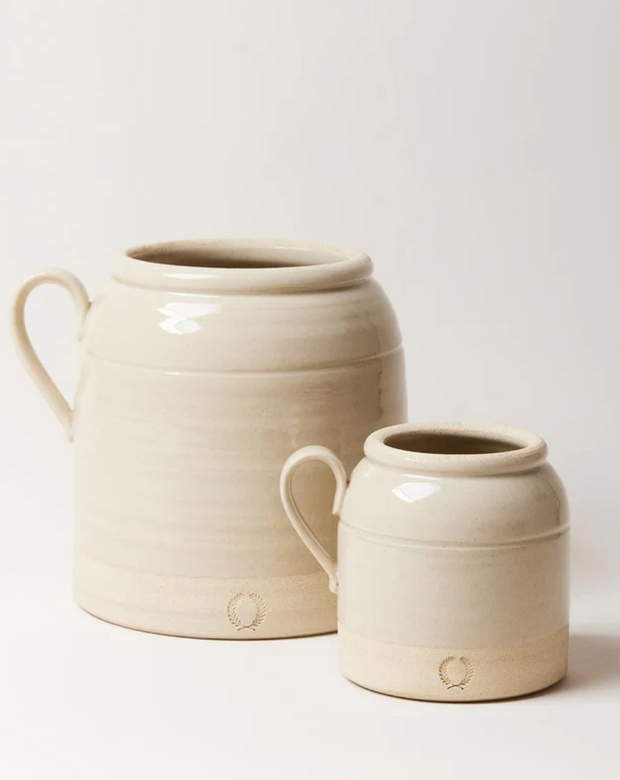 Oat French Country Crock, two sizes