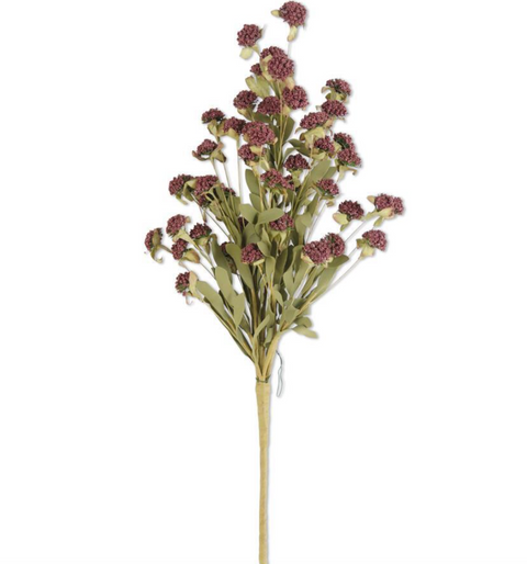 22" Burgundy Stock Flower Bush