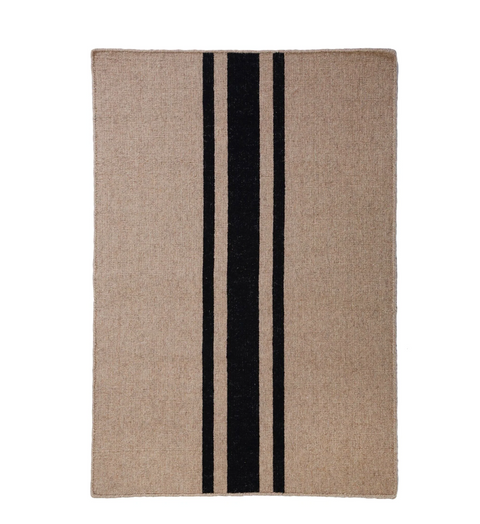 Beachwood Natural Black Rug