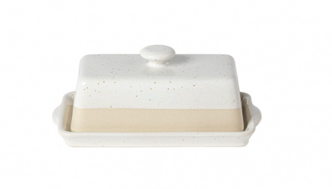 Speckled Butter Dish w/ Lid