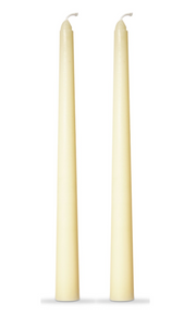 Set of two Studio Taper Candles, three colors