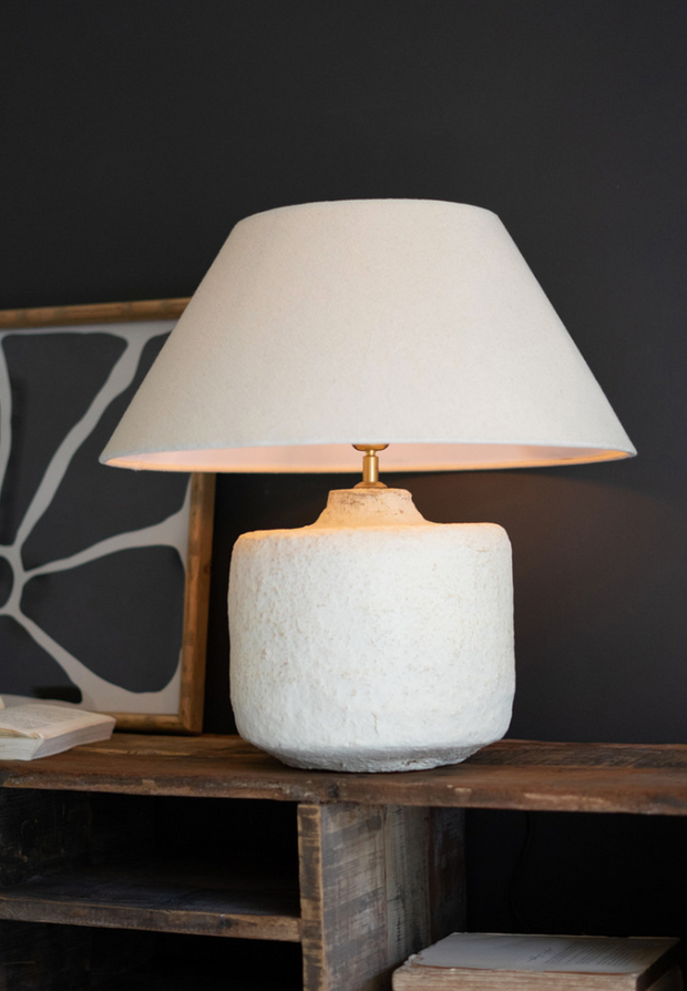 Winley Paper Mache Table Lamp