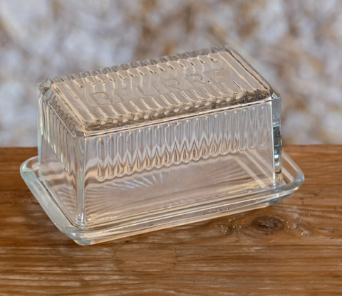 Vintage Inspired French Butter Dish