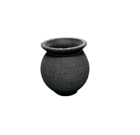 Black Wide Pot