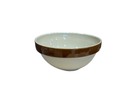 Vintage Brown Rim Bowl, three sizes