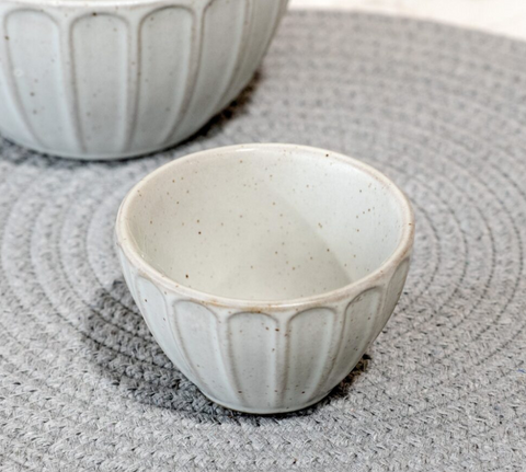 Stoneware Snack Bowl