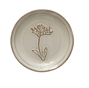 Embossed Dish w/ Flower, 4 styles