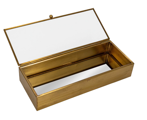 Mirrored Brass Box