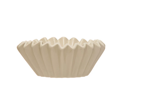 Fluted Curly Bowl