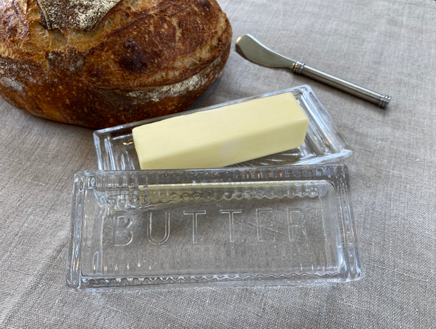 Glass Butter Dish