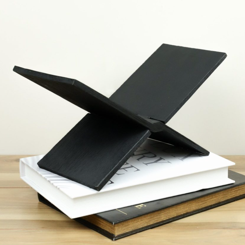 Black Wood Book Holder