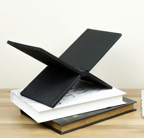 Black Wood Book Holder