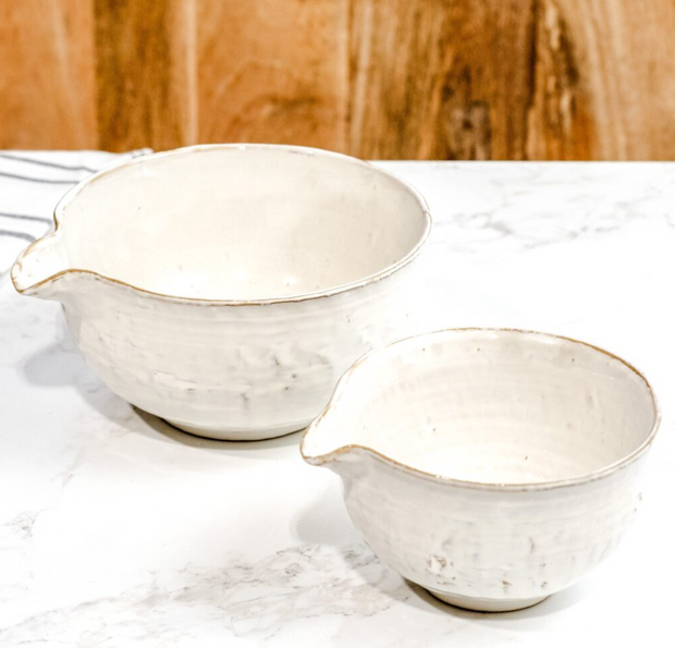 Ceramic Pour Bowls, two sizes